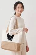 Load image into Gallery viewer, The 2 Pet Portrait Canvas Tote Bag