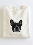 Load image into Gallery viewer, Mother's day sweatshirt gift pet portrait embroidery  

