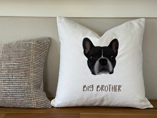 The Pet Portrait Pillow Cover 16"x16"