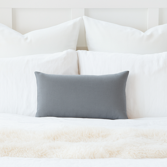 The 2-Pet Portrait Lumbar Pillow Cover