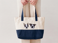 Load image into Gallery viewer, The 2-Pet Portrait Canvas Tote Bag
