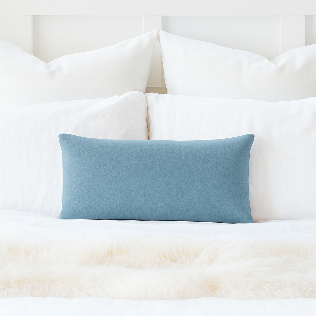 The 2-Pet Portrait Lumbar Pillow Cover